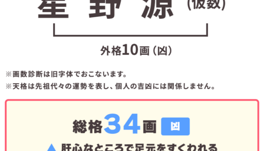 人気ドラマ『逃げ恥』で大ブレイク！星野源さんの画数診断＆開運印影づくり